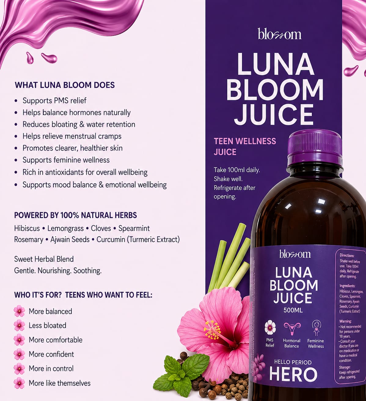 Luna Bloom Juice